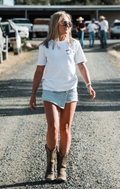 The Mack Tee (White and black)